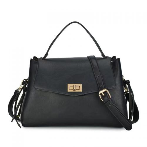 Hot Sale Fashion Black Handbag For Office Lady