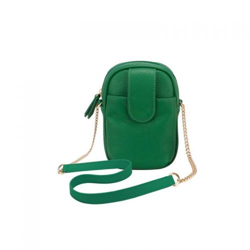 China Factory Green PU Leather Phone Holder