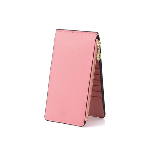 Saffiano PU Leather Long Credit Card Holder Wallet
